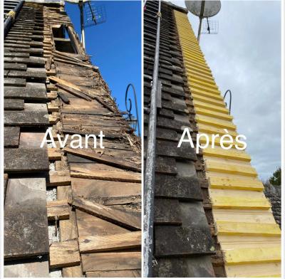 Remplacement des liteaux abîmés