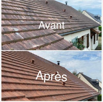 Traitement et nettoyage de la toiture complète