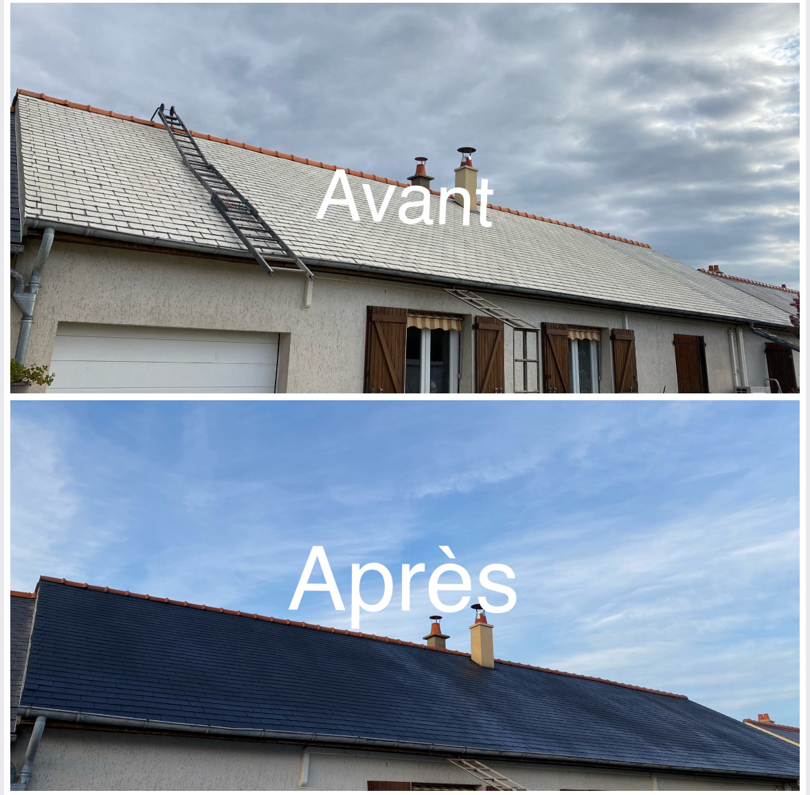 Remise en peinture de la toiture