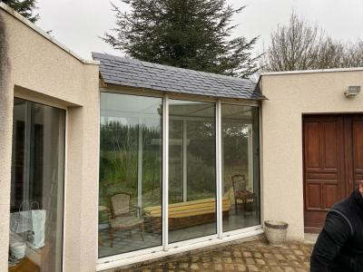 Travaux de couverture, création d’un petit apenti de toit